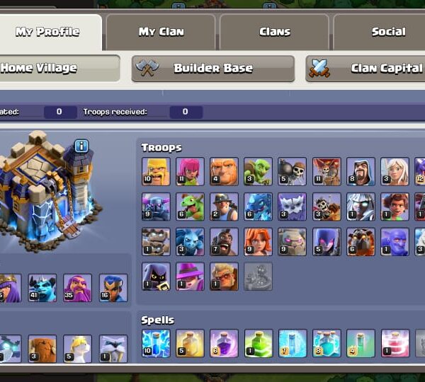 Town Hall 18 | 766 Gems | 5 Heros