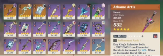 3 5Star Character | 7 5Star Weapon | Asia Region